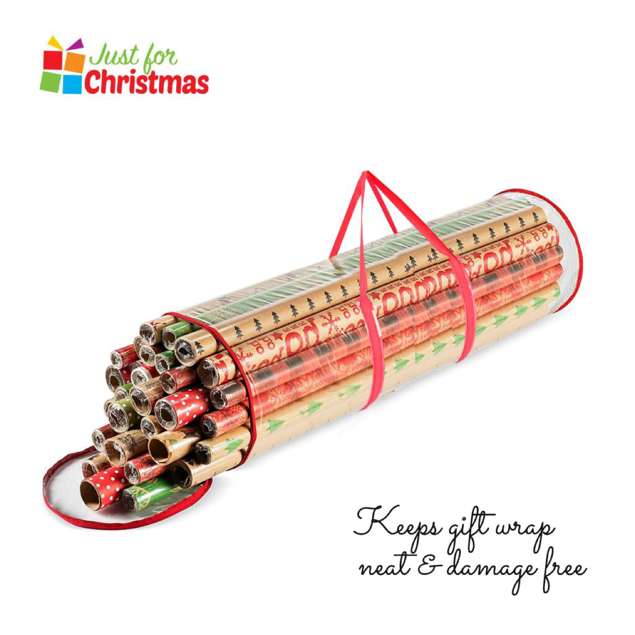 Clear Gift Wrap Storage Bag Organiser Xmas Christmas Birthday Wrapping Paper Clear Gift Wrap Storage Bag Organiser Xmas Christmas Birthday Wrapping Paper